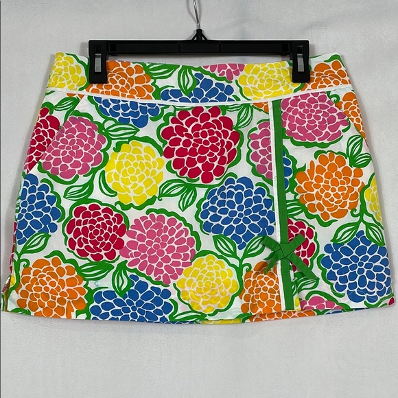 Lilly Pulitzer Pants - Vintage Lilly Pulitzer Skort Size 6 Bright Colorful Floral Print EUC
